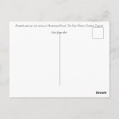 Carte Postale Hawkshead Cumbria England Poster Plaque (Dos)