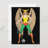Carte Postale Hawkwoman (Devant / Derrière)
