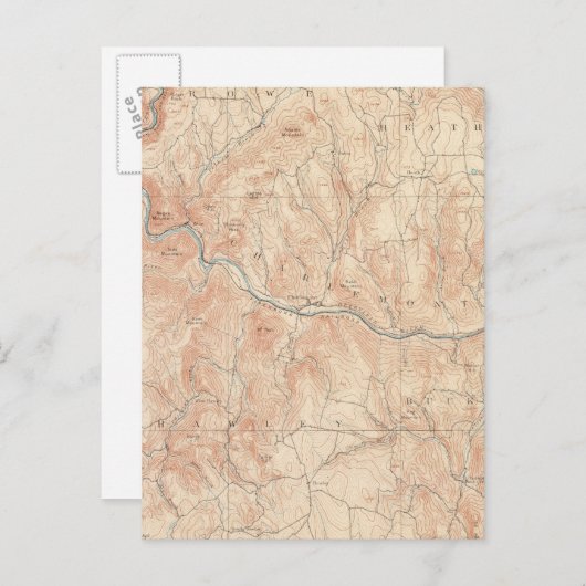 Carte Postale Hawley, Massachusetts (Devant / Derrière)