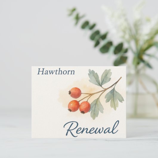 Carte Postale Hawthorn — Renewal (Debout devant)