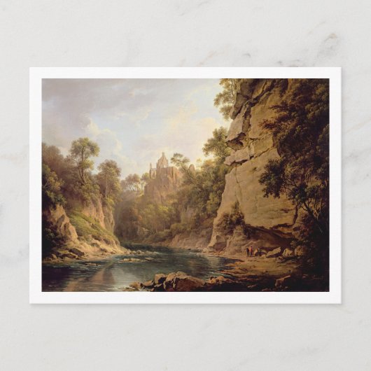 Carte Postale Hawthornden Castle, près d'Édimbourg, vers 1820-22 (Devant)