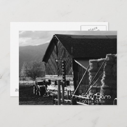 Carte Postale Hay Barn (Devant / Derrière)