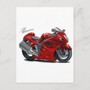 Carte Postale Hayabusa Red Bike