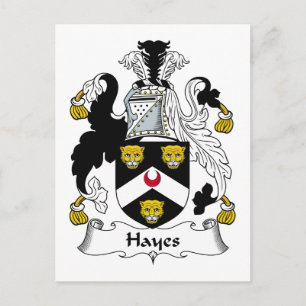 Carte Postale Hayes Family Crest