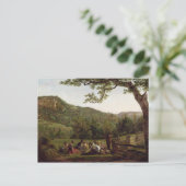 Carte Postale Haymakers Picnick dans un champ (Debout devant)