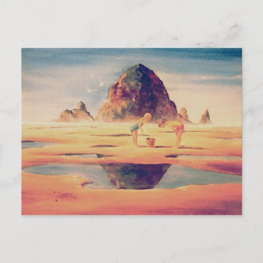 Carte Postale HAYSTACK ROCK par SHARON SHARPE (Devant)