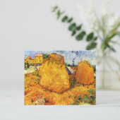 Carte Postale Haystacks en Provence par Vincent van Gogh (Debout devant)