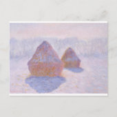 Carte Postale Haystacks par Claude Monet (Devant)