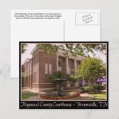 Carte Postale Haywood County Courthouse - Brownsville (TN) (Devant / Derrière)