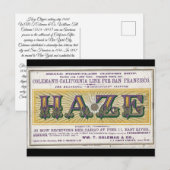 Carte Postale Haze Clipper voilier 1900 (Devant / Derrière)