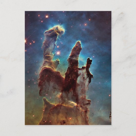 Carte Postale HDR Eagle Nebula Piliers de la Création (Devant)