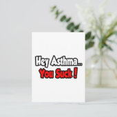 Carte Postale Hé Asthma... Vous Pouvez Chanter ! (Debout devant)