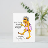 Carte Postale Hé Bébé ! Dansons ce soir ! Mémé Groovy (Debout devant)