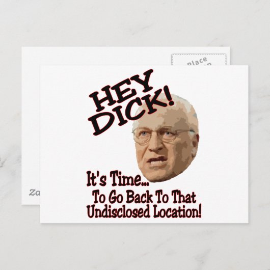 Carte Postale Hé Dick ! (Devant / Derrière)