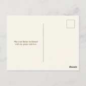 Carte Postale He has Risen Bible Verse Cross Religious Easter  (Dos)