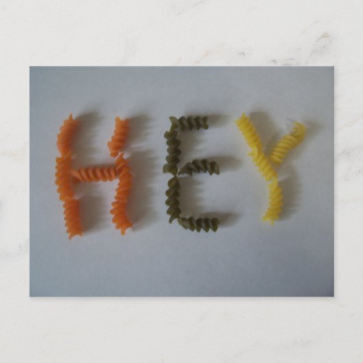 Carte Postale Hé Macaroni ! (Devant)