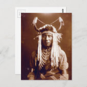 Carte Postale Head Carry (Amérindien) (Devant / Derrière)