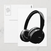 Carte Postale Headphone (Devant / Derrière)