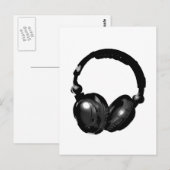 Carte Postale Headphone (Devant / Derrière)