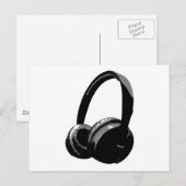 Carte Postale Headphone (Devant / Derrière)