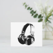 Carte Postale Headphone (Debout devant)