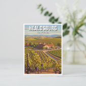 Carte Postale Healdsburg California Travel (Debout devant)