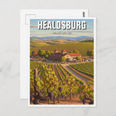 Carte Postale Healdsburg California Travel (Devant / Derrière)