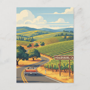 Carte Postale Healdsburg California Travel
