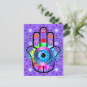 Carte postale Healing Hamsa (Debout devant)