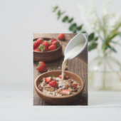 Carte Postale Healthy breakfast (Debout devant)