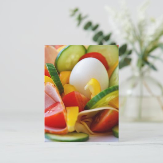 Carte Postale Healthy Breakfast (Debout devant)