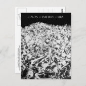 Carte Postale Heap of Bones in the Colon Cemetery, Cuba (Devant / Derrière)