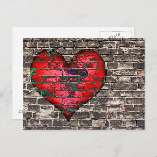Carte Postale heart (Devant / Derrière)