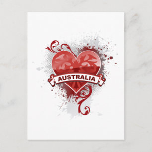 Carte Postale Heart Australia
