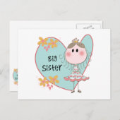 Carte Postale Heart Big Sister (Devant / Derrière)