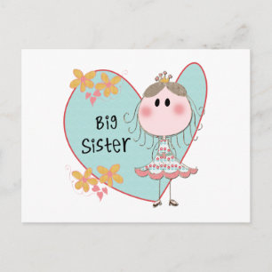 Carte Postale Heart Big Sister
