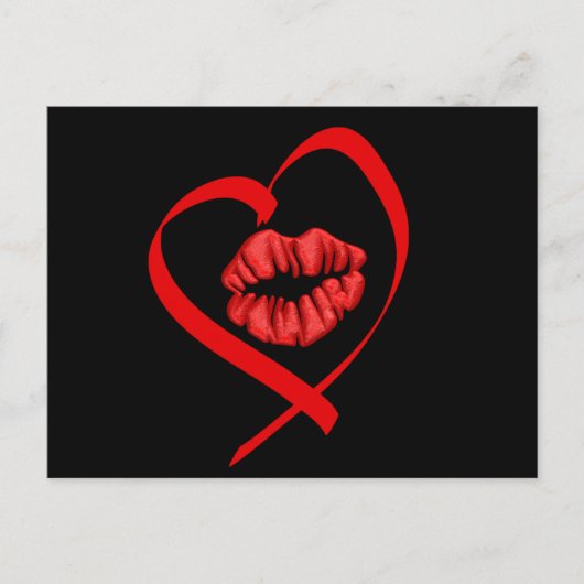 Carte postale Heart Kiss (Devant)
