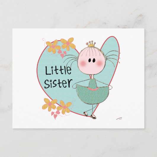 Carte Postale Heart Little Sister (Devant)