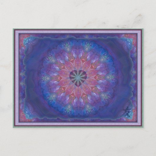 Carte Postale Heart Mandala (Devant)
