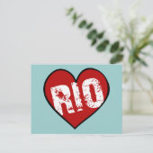 CARTE POSTALE HEART RIO (Debout devant)