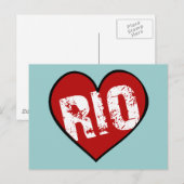 CARTE POSTALE HEART RIO (Devant / Derrière)