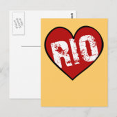 CARTE POSTALE HEART RIO (Devant / Derrière)