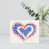 Carte postale Heart U.S.A (Debout devant)