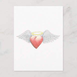 Carte Postale Heart Wing Halo