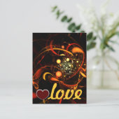 Carte postale Heartbeat Love (Debout devant)