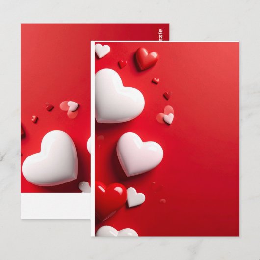 Carte Postale hearts (Devant / Derrière)