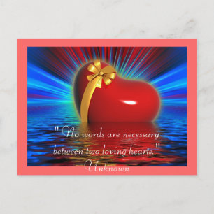Carte Postale Hearts Red Dance Peace Love Party Destiny