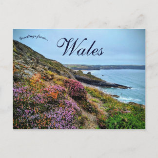 Carte Postale Heather in  Pembrokeshire Wales