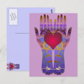 Carte postale Heaven Hands Hands (Devant / Derrière)