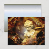 Carte Postale Heavenant Angel Cherub (Devant / Derrière)